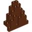 Набор LEGO Rock Panel Triangular 3 x 8 x 7 (aka LURP), Красно-коричневый