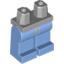 Набор LEGO Legs and Light Bluish Gray Hips, Medium Blue