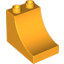 Деталь LEGO DUPLO BRICK, BOW 2X3X2, Не определен