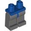 Набор LEGO Legs and Blue-Violet Hips, Темный сине-серый