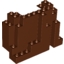 Набор LEGO Rock Panel Rectangular 4 x 10 x 6 (aka BURP), Красно-коричневый