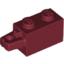 Набор LEGO Hinge Brick 1 x 2 Locking with 1 Finger Horizontal End, Темно-красный