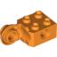 Набор LEGO Technic Brick Special 2 x 2 with Pin Hole, Rotation Joint Ball Half [Vertical Side], Оранжевый
