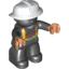 Деталь LEGO FIGURE NO. 1 - FIREMAN FRED, Не определен