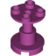 Набор LEGO Support 2 x 2 x 2 Stand with Reach-Through Center Hole, Пурпурный