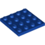 Набор LEGO Plate 4 x 4, Dark Blue-Violet