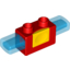 Деталь LEGO BRICK 1X4X1, SIREN 21/43, Не определен