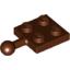 Набор LEGO Plate 2 x 2 with Towball, Красно-коричневый