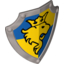 Деталь LEGO SHIELD DEC LION, Не определен