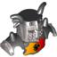 Деталь LEGO HELMET M WINGS DEKSILVER VISOR, Не определен