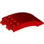 Набор LEGO Windscreen 8 x 4 x 2 Curved [2 Dual-Fingered Click Hinges], Красный