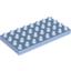 Набор LEGO Plate 4 x 8, Bright Light Blue