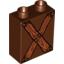 Деталь LEGO BRICK 1X2X2 DEC TIMBER, Не определен