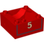 Деталь LEGO BOX W/SEAT4X4X1,5,DEC TENDER, Не определен