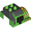 Деталь LEGO LOCO TOP 4X4X1, DEC. PERCY, Не определен