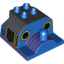 Деталь LEGO LOCO TOP 4X4X2, DEC. THOMAS, Не определен