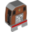Деталь LEGO LOCO FRONT 3X4X3.5, DEC. TOBY, Не определен