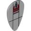 Набор LEGO Minifig Shield Ovoid with SW Small Rocket at Top Print, Светлый сине-серый