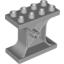 Набор LEGO DUPLO COLUMN 2X4X3, Светлый сине-серый