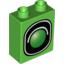 Деталь LEGO BRICK 1X2X2 DECSIGNALLYS GREEN, Не определен
