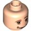 Набор LEGO Minifig Head Dual Sided HP Ron with Awake / Asleep Print [Blocked Open Stud], Light Flesh