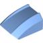 Набор LEGO Brick Curved 2 x 2 Lip, No Studs, Medium Blue
