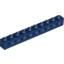 Набор LEGO Technic Brick 1 x 10 [9 Holes], Темно-синий