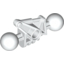 Набор LEGO Bionicle Toa Metru Arm Lower Section with Two Ball Joints, Белый