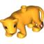 Деталь LEGO LION, FEMALE, DEC., Не определен