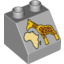 Деталь LEGO DUP.ROOF T.2X2X21/2, GIRAFFE, Не определен