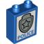 Деталь LEGO DUPLO BRICK 1X2X2, POLICE, Не определен