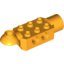 Набор LEGO Technic Brick Special 2 x 3 with Pin Holes, Rotation Joint Ball Half [Horizontal Top], Rotation Joint Socket, Bright Light Orange
