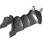 Набор LEGO Large Figure Armor, Leg Shin Guard Type 3, Черный