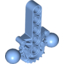 Набор LEGO Bionicle Hips / Lower Torso with 2 Ball Joints and 7 Tooth Half Gear, Medium Blue