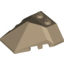 Набор LEGO Wedge 4 x 4 Pyramid Center, Dark Tan
