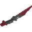 Набор LEGO Bionicle Weapon Vahki Staff of Confusion, Marbled Black Pattern, Темно-красный
