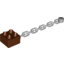 Набор LEGO BRICK 2X2 WITH CHAIN, Красно-коричневый