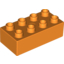 Деталь LEGO Кирпичик Duplo 2 x 4, Не определен