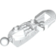 Набор LEGO Bionicle Toa Inika Leg Lower Section, Белый