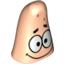 Деталь LEGO HEAD PATRICK STAR DECO, Не определен