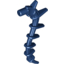 Набор LEGO Spiky Vine / Tail [aka Bionicle Spine], Темно-синий