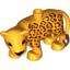 Деталь LEGO LEOPARD, FEMALE, DEC., Не определен