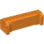 Набор LEGO Crane Section 4 x 12 x 3 with 8 Pin Holes, Оранжевый