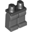 Деталь LEGO MINI LOWER PART BLACK/DK.GREY, Не определен