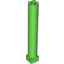 Набор LEGO Support 2 x 2 x 11 Solid Pillar with Marbled Sky Blue Top Pattern, Ярко-зеленый