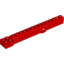 Набор LEGO Crane Arm Outside, New Wide with Pin Hole at Mid-Point, Красный