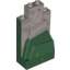 Набор LEGO Rock Panel 2 x 4 x 6 with Marbled Dark Green Pattern, Pearl Light Gray