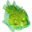 Набор LEGO Bionicle Head, Barraki Ehlek with Marbled Lime Pattern, Прозрачный зеленый