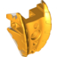 Набор LEGO Bionicle Barraki Carapar Thigh and Shoulder Cover with Marbled Trans-Black Pattern, Bright Light Orange