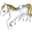Набор LEGO HORSE 2X8X5 NO. 5, Белый